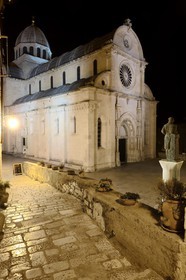 Croatia, Dalmatia, Dalmatian Coast, Sibenik, Saint James Cathedral listed as World Heritage by UNESCO