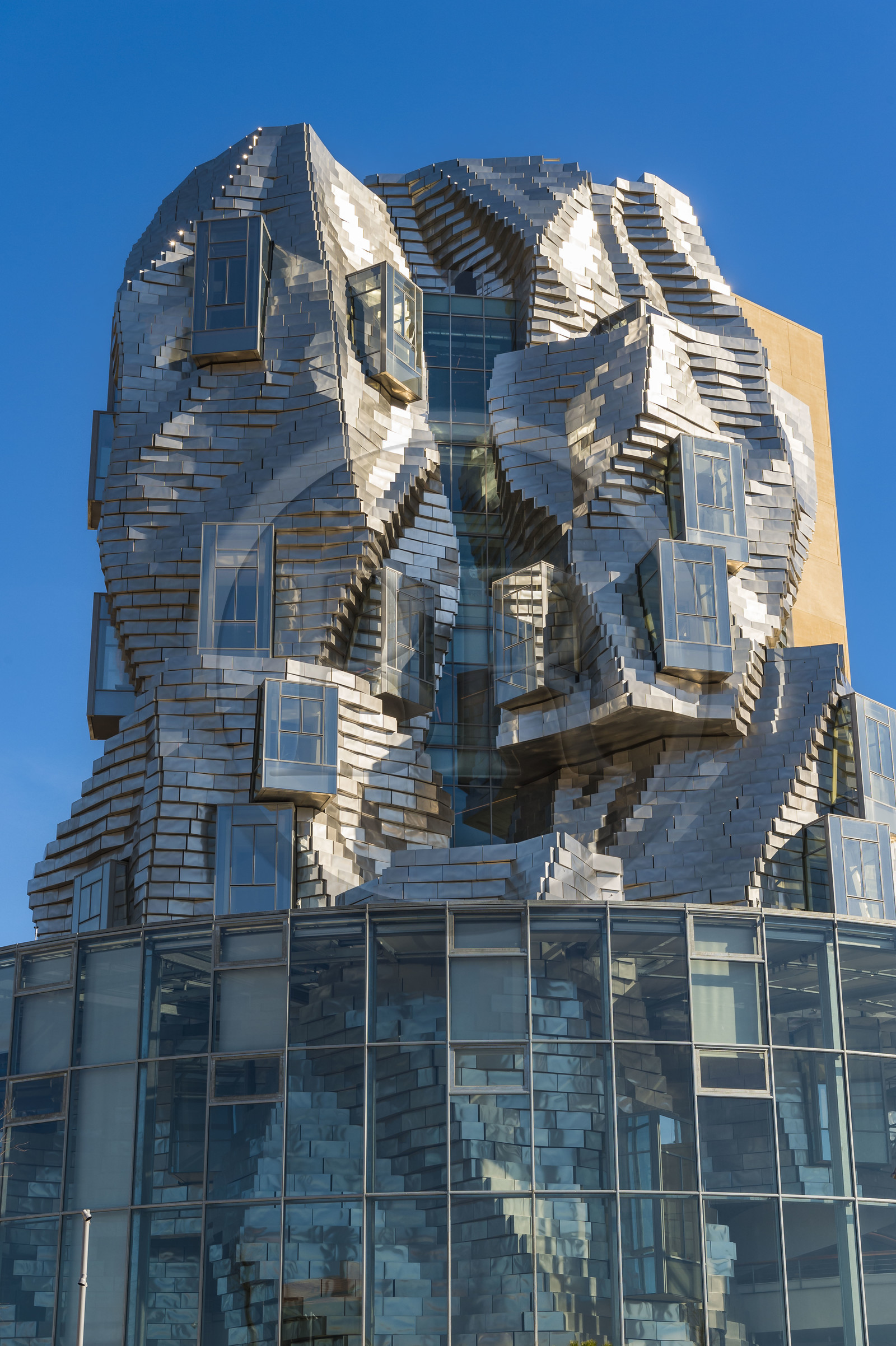 France, Bouches du Rhone, Arles, LUMA Arles, artistic and cultural complex created by Maja Hoffmann's LUMA Foundation on the Parc des Ateliers, architect Frank Gehry