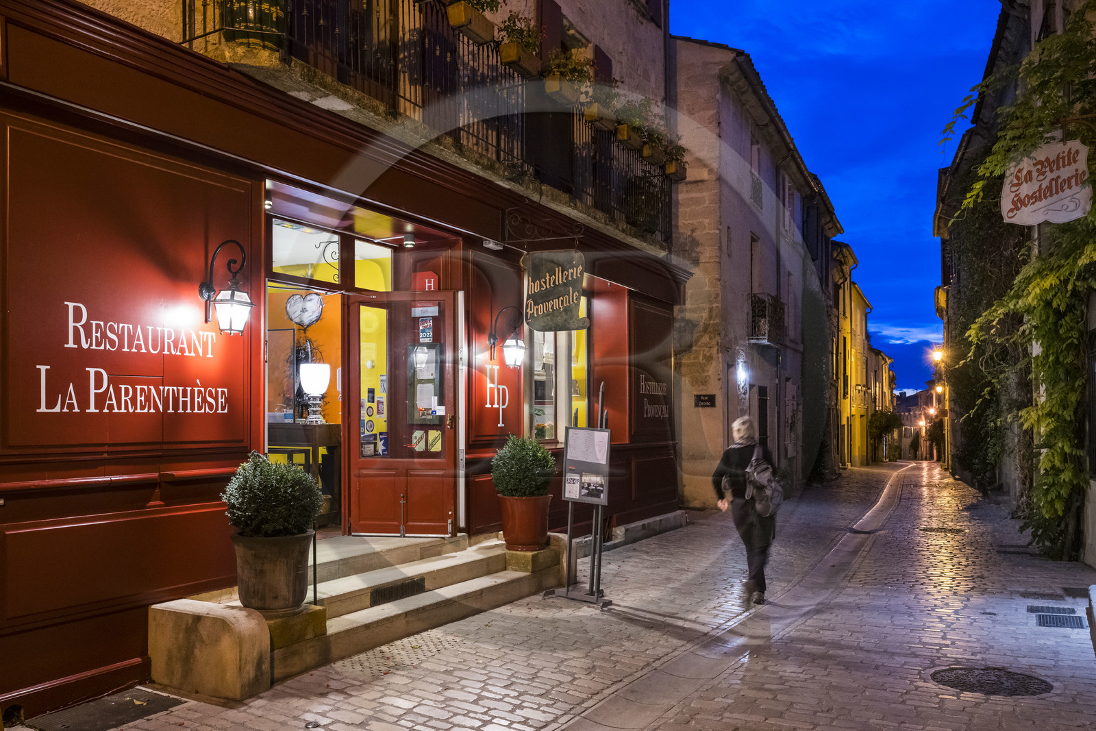 France, Gard (30), Uzès, Restaurant La Parenthèse et L’Hostellerie Provencale