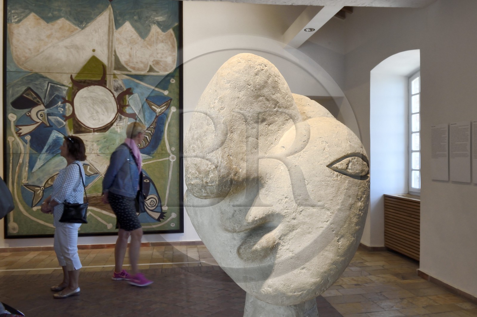 France, Alpes-Maritimes (06), Antibes, le Musée Picasso, exposition permanente des oeuvres de Picasso