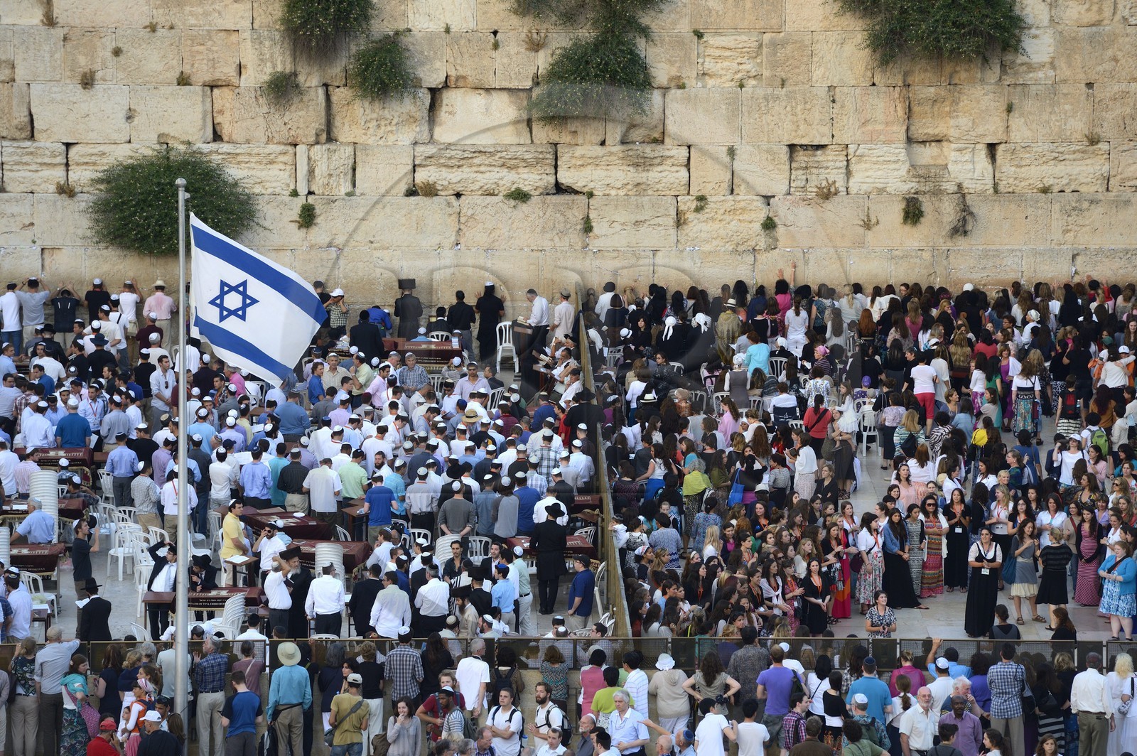 Israel, Jerusalem, holy city, the old town listed as World Heritage by UNESCO, the Western Wall part of the retaining walls of the Temple Mount built by Herod the Great