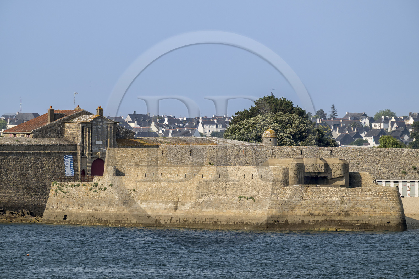 France, Morbihan, Port-Louis, Port Louis Citadel modified by Vauban, at Lorient harbour entrance, museum of the Compagnie des Indes