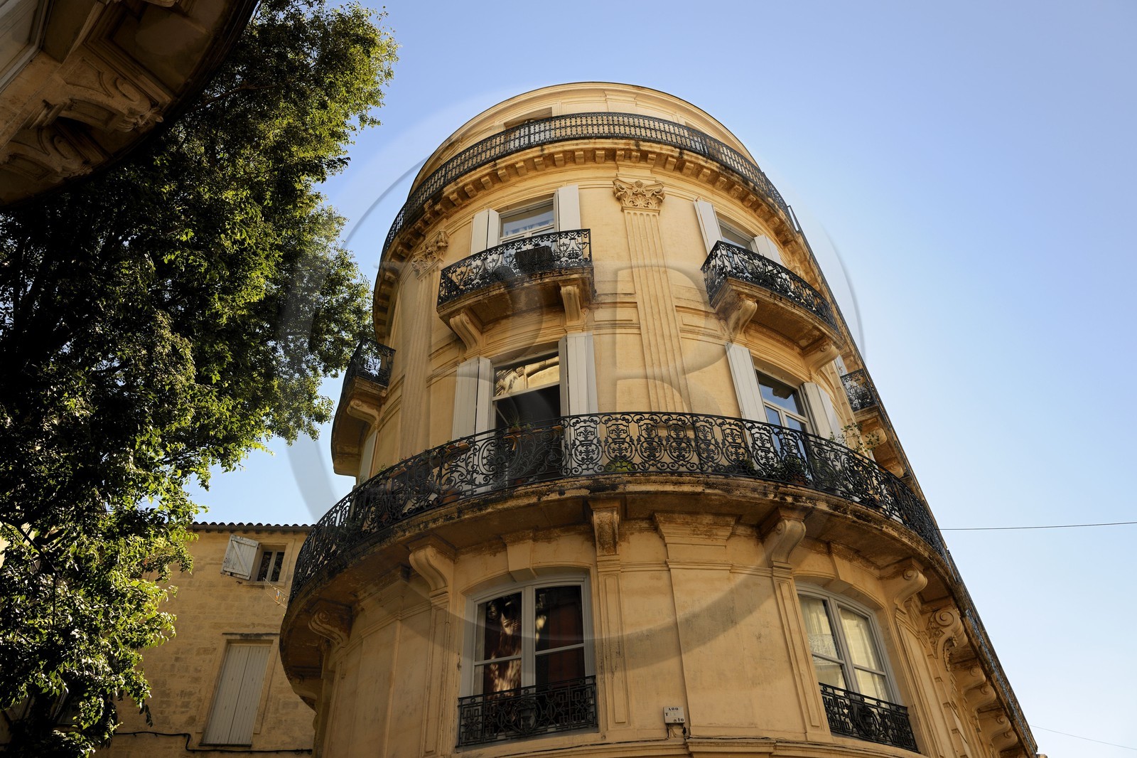 France, Hérault (34), Montpellier, immeuble 19ème siècle rue Foch