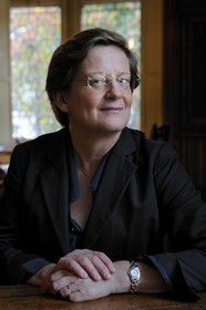 France, Paris (75), portrait de Elisabeth Taburet-Delahaye, .directrice du musée national du Moyen Âge - Thermes et hôtel .de Cluny