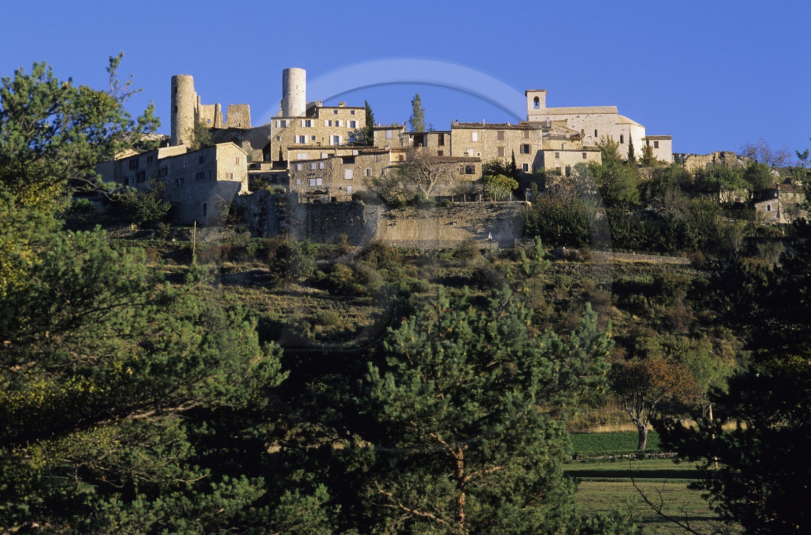 France, Var (83), parc naturel régional du Verdon, Bargème, labellisé Les Plus Beaux Villages de France