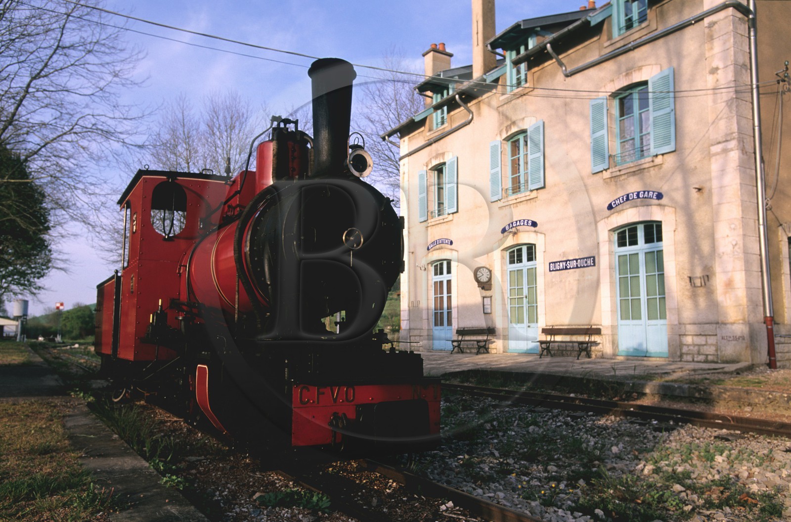 France, Côte-d' Or (21), Bligny-sur-Ouche, chemin de fer touristique de la vallée de l' Ouche