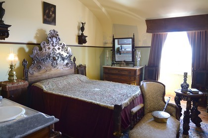 Portugal, région de Lisbonne, Sintra, le Palais national de Pena (Palacio Nacional da Pena) classé Patrimoine Mondial de l'UNESCO, chambre de l'aide de camp