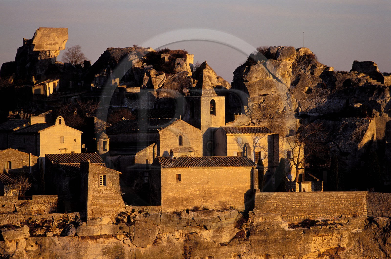 France, Bouches-du-Rhône (13), Les Baux-de-Provence, labellisé Les Plus Beaux Villages de France, chapelle des pénitents blancs