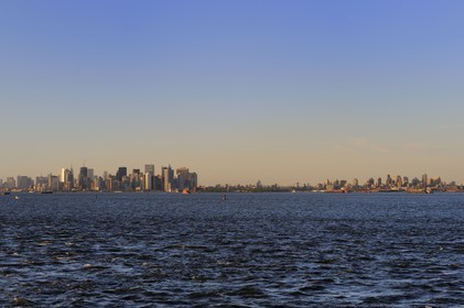 Etats-Unis, New York, pointe Sud de Manhattan et Brooklyn