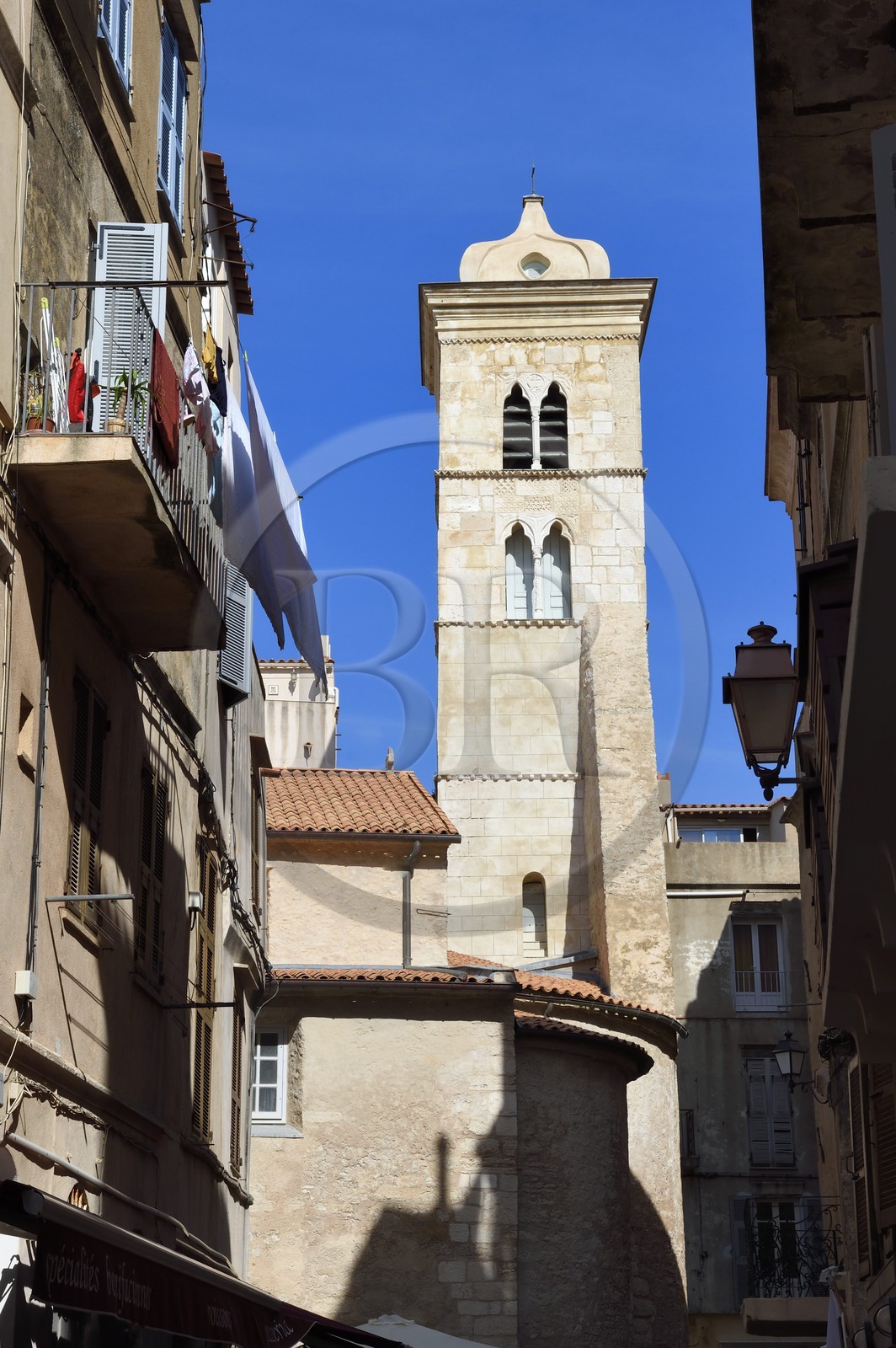 France, Corse du Sud, Bonifacio, Upper Town, the Church of St. Mary Major