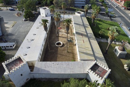 Namibie, région de Khomas, Windhoek, Alte Feste (Old Fortress) a servi de quartier général de la Schutztruppe impériale allemande, aujourd'hui un musée
