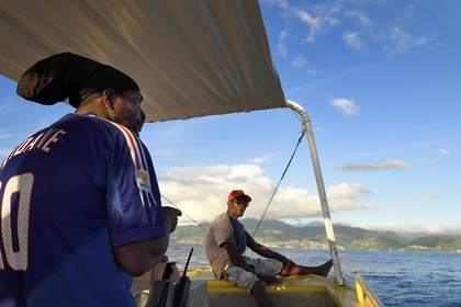Caraïbes, Ile de la Dominique, Lyndon Prince, capitaine de bateau et rasta