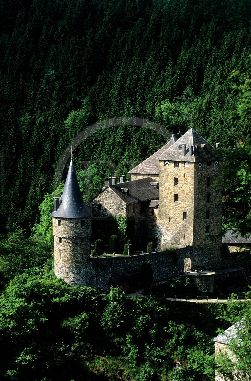Belgique, Wallonie, province de Liège, le château de Reinhardstein
