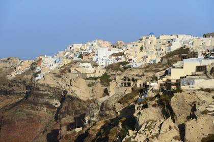 Grèce, Les Cyclades, mer Égée, île de Santorin (Thira ou Théra), village de Oia,
