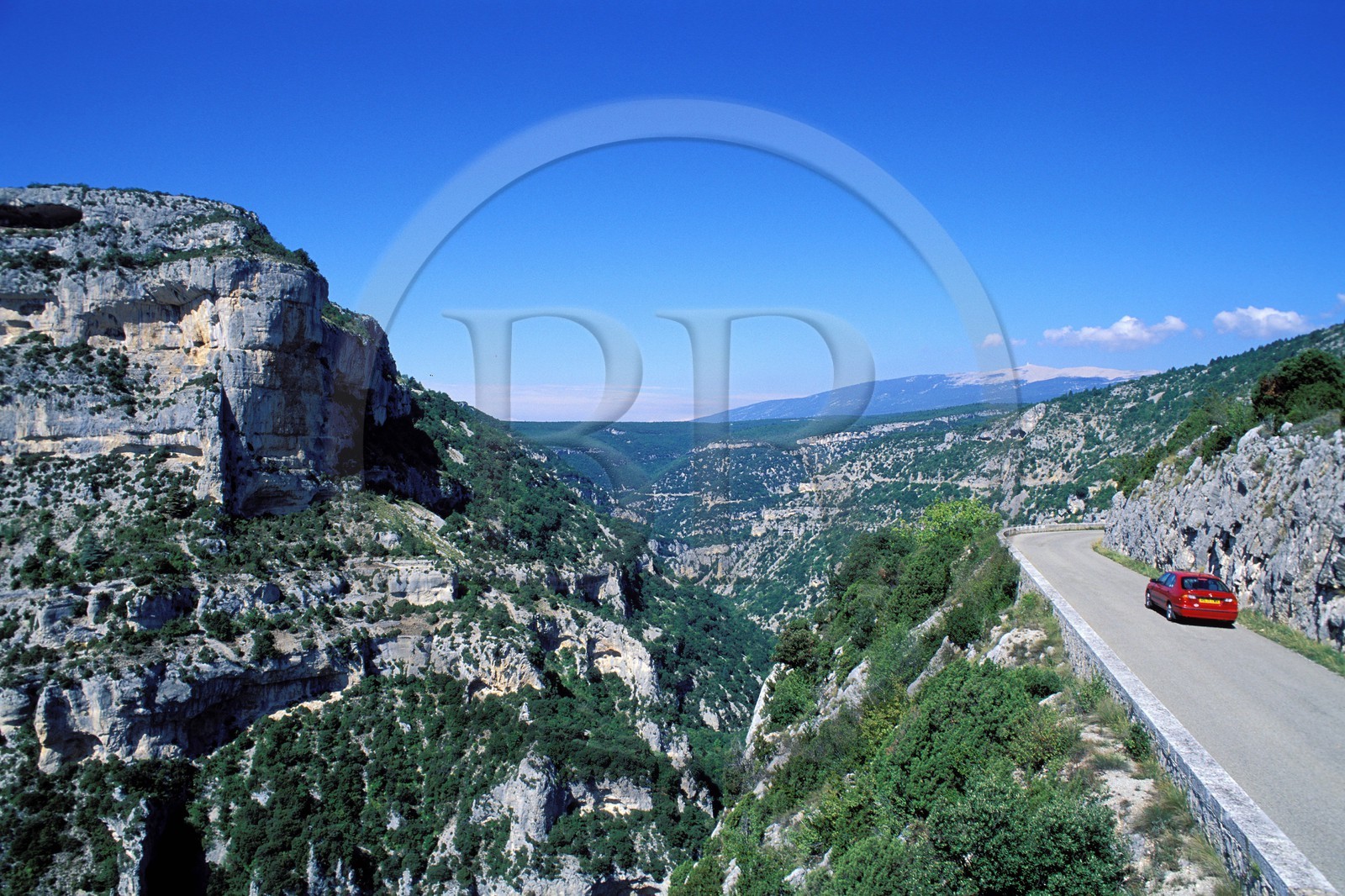 France, Vaucluse (84), les Gorges de la Nesque (Comtat Venaissin)