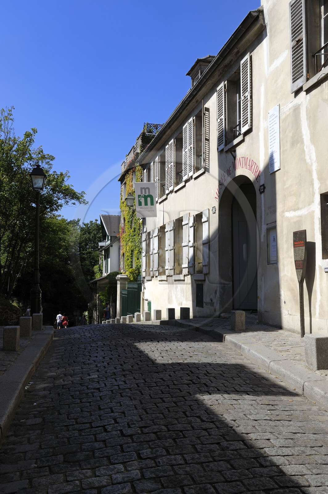 France, Paris (75), la Butte Montmartre, musée de Montmartre rue Cortot qui fut l'atelier de nombreux artistes à la fin du 19ème siècle