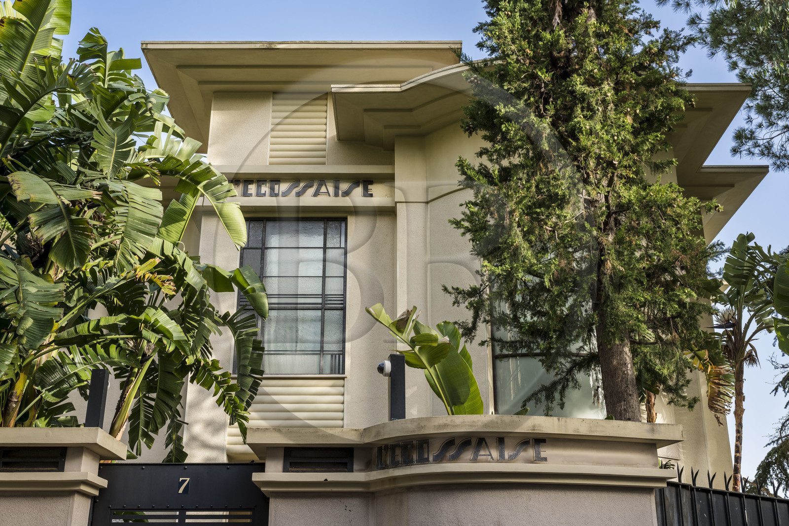 France, Alpes-Maritimes (06), Cap d'Ail, villa Art Déco