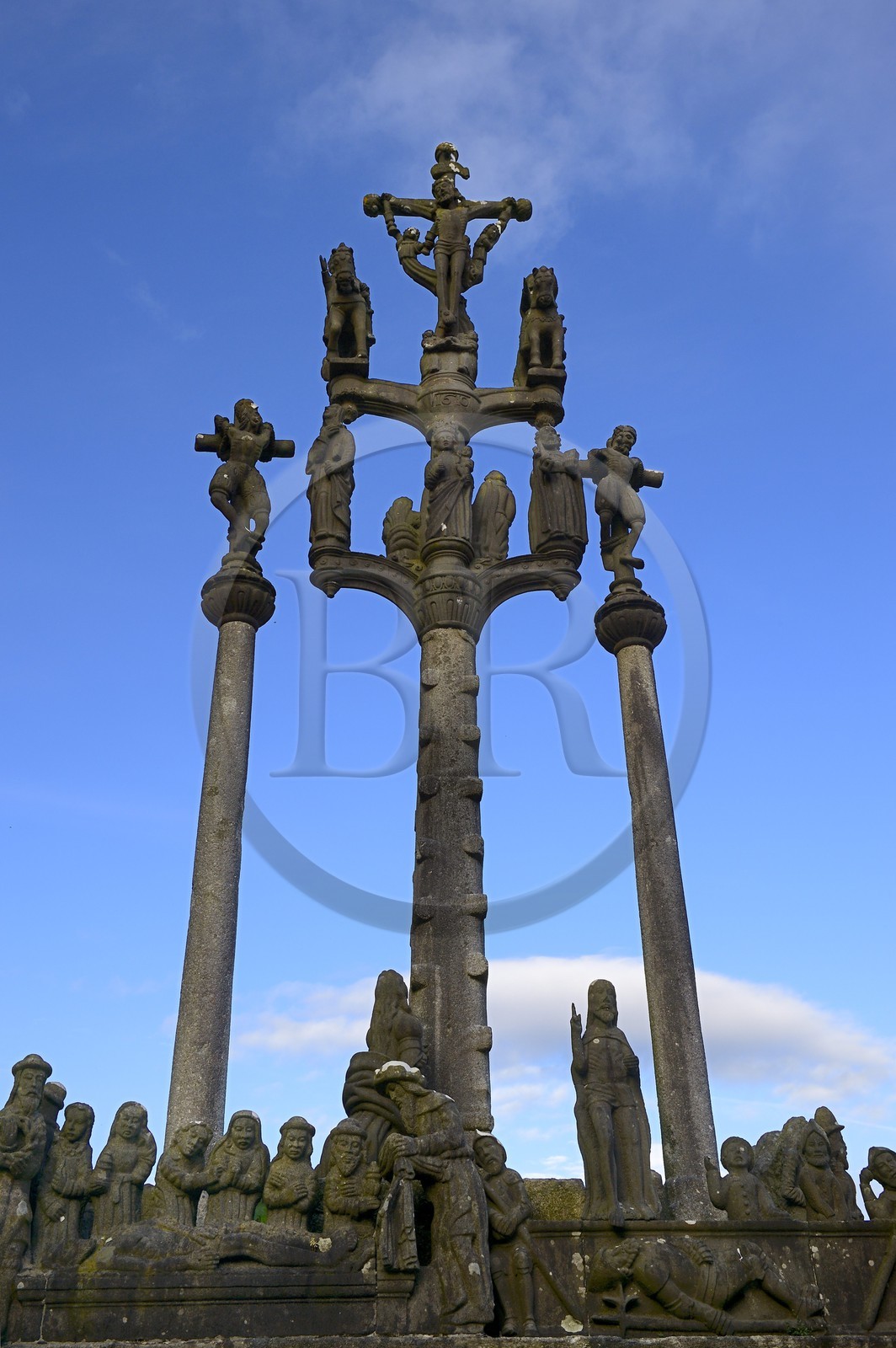 France, Finistere, Saint Thegonnec, the calvary in the Parish close (enclos paroissial)