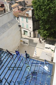 France, Bouches-du-Rhône (13), Arles, Fondation Vincent Van Gogh (Mention Obligatoire), centre d’art contemporain qui a investi un hôtel du XVe siècle