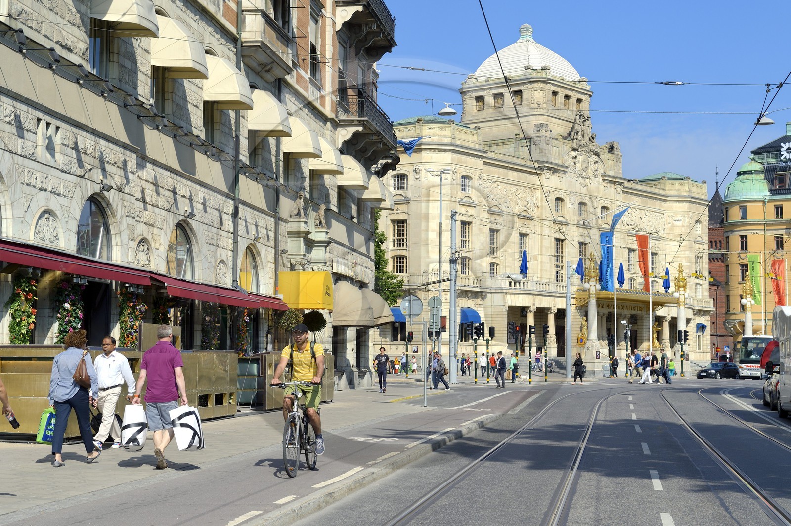 Sweden, Stockholm, the Royal Dramatic Theatre (Kungliga Dramatiska Teatern) at Nybroplan