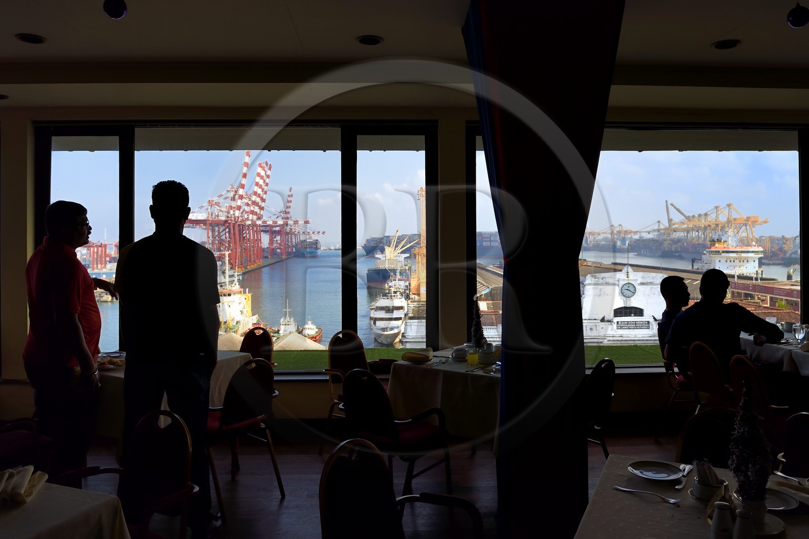 Sri Lanka, province de l'ouest, district de Colombo, Colombo, le port de commerce