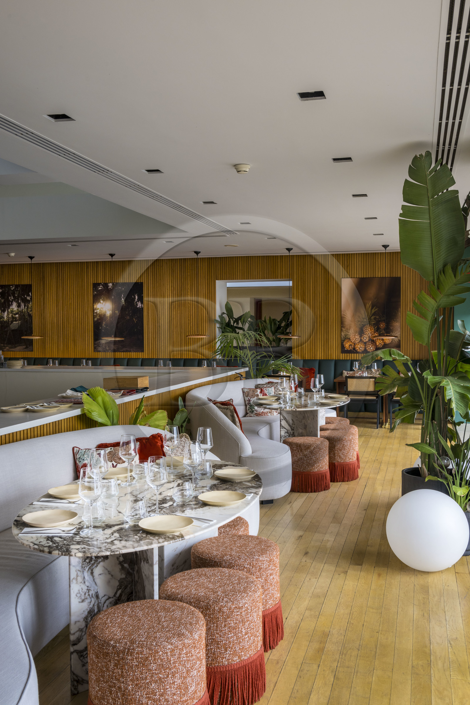 Portugal, Lisbonne, Bélem, le Centre Culturel de Belém MAC CCB, le restaurant Sauvage