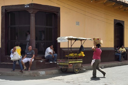 Nicaragua, Leon, maison et musée du poète Ruben Dario depuis la rue