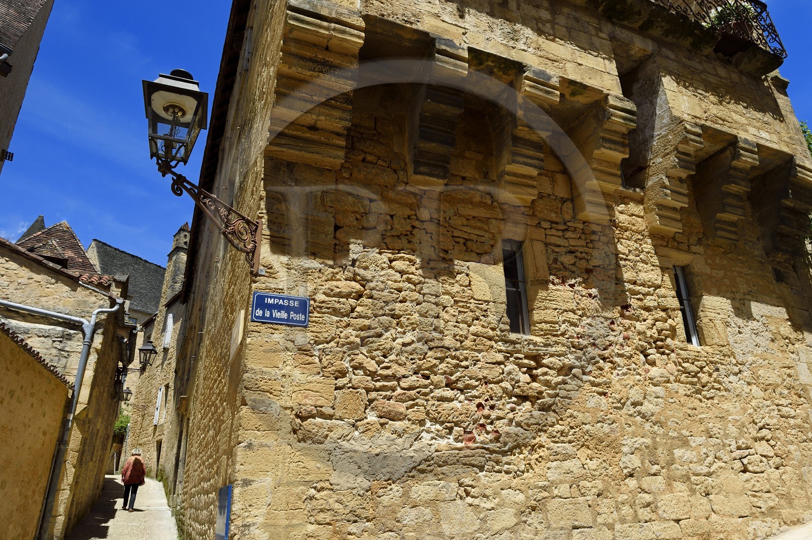 France, Dordogne, Perigord Noir, Dordogne valley, Sarlat la Caneda, medieval old town, houses of the 15th and 16th century