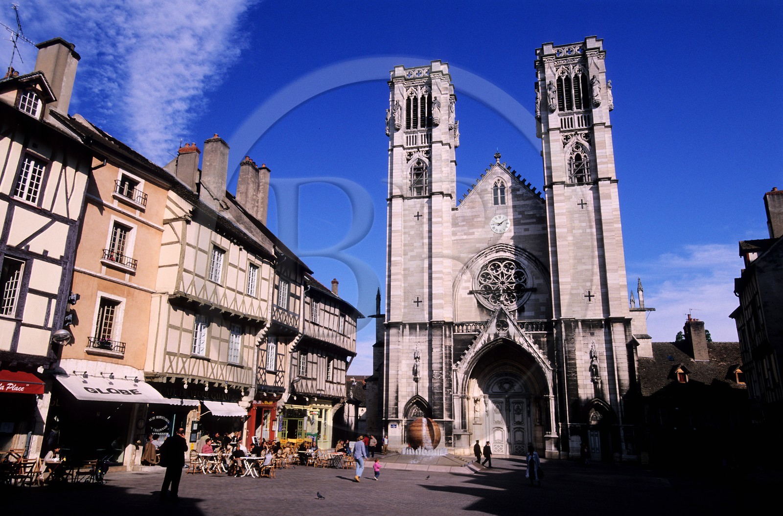 France, Saône-et-Loire (71), Châlon-sur-Saône, la cathédrale Saint-Vincent