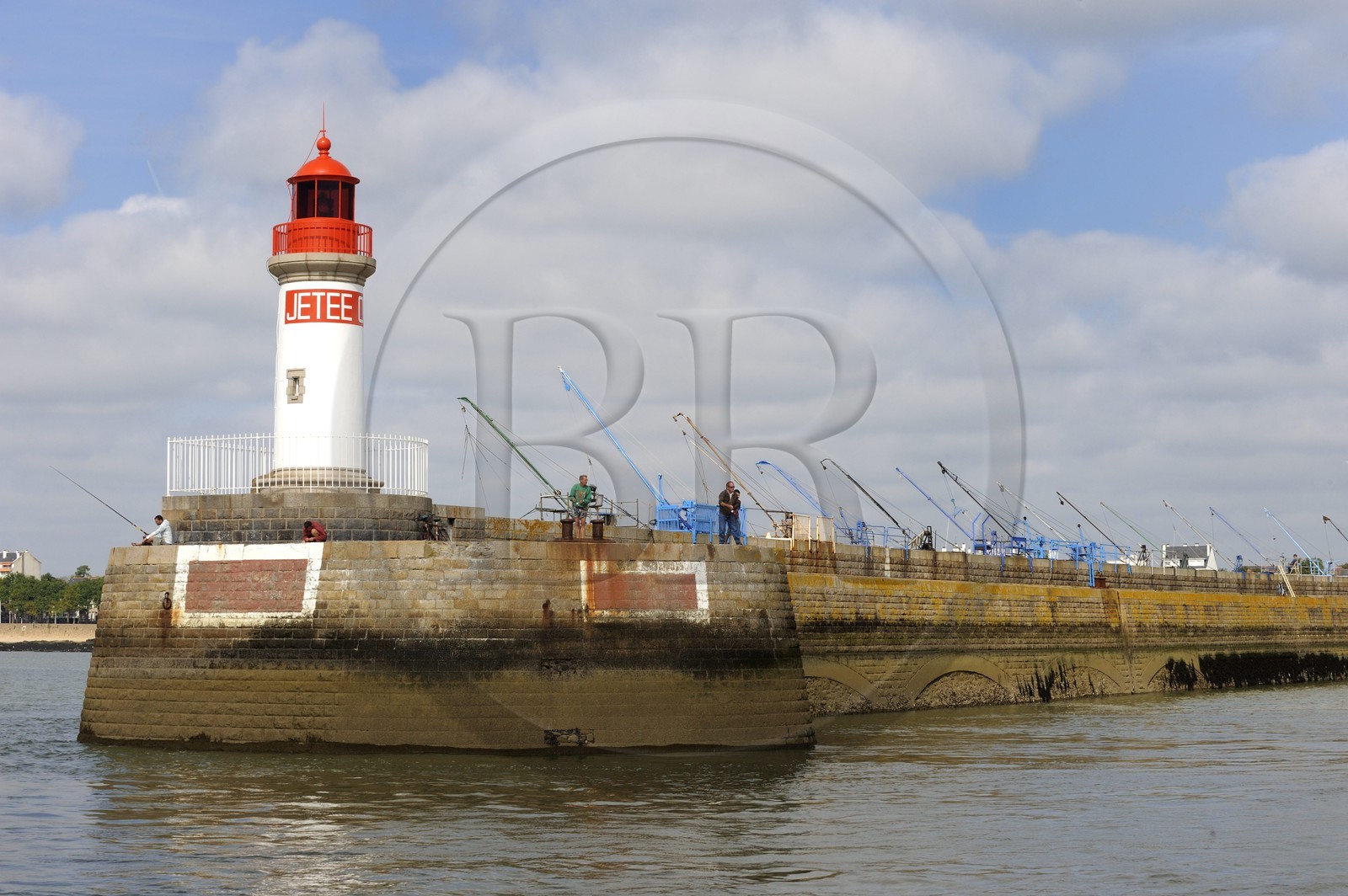 France, Loire-Atlantique (44), Saint-Nazaire, phare de l'avant-port