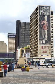 Afrique du Sud, province de Gauteng, Johannesburg, CBD (Central Business District), Gandhi Square