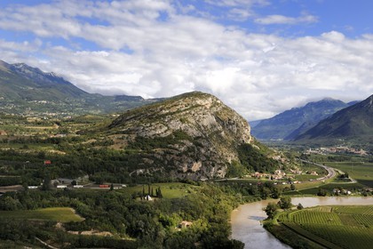Italie, province de Vérone, la bataille de Rivoli a eu lieu le 14 et 15 janvier 1797 aux environs de Rivoli Veronese qui a vu la victoire de l'armée française menée par Napoleon Bonaparte face à l'armée autrichienne
