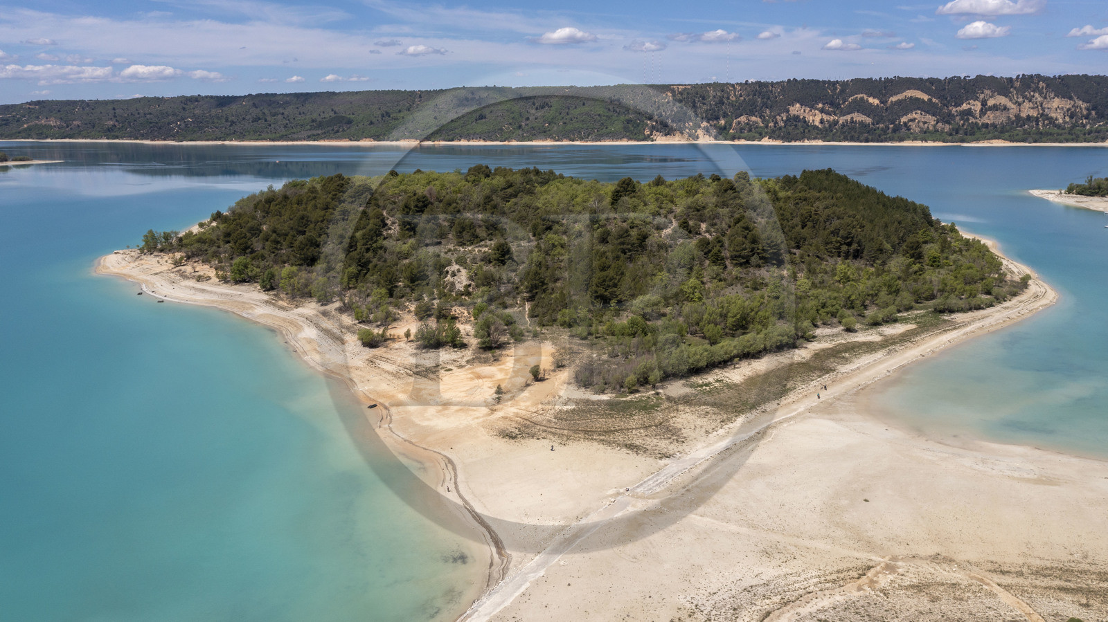 France, Var, Parc Naturel Regional du Verdon, Les Salles sur Verdon, Lake St Croix