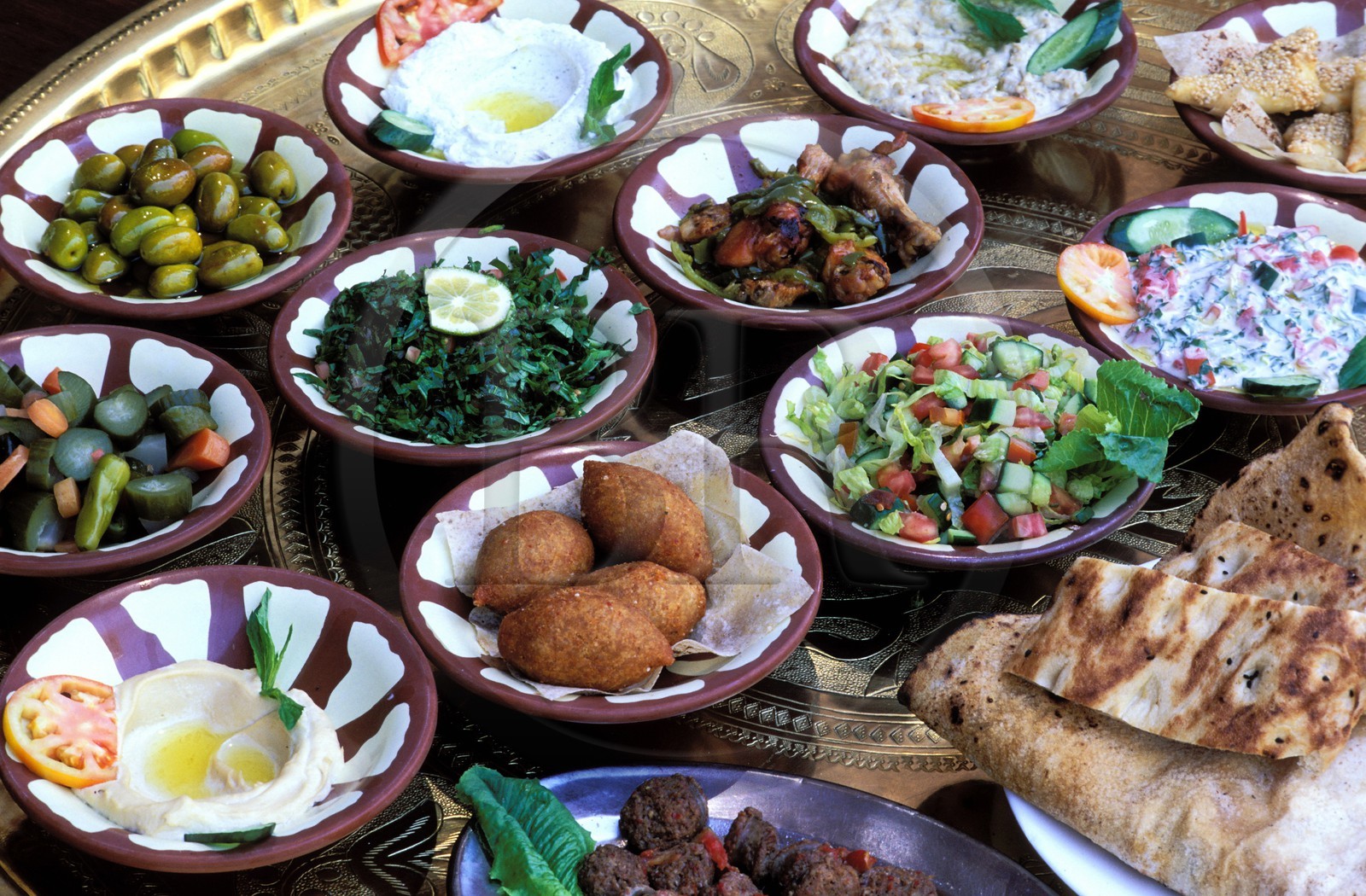 Jordanie, mezze