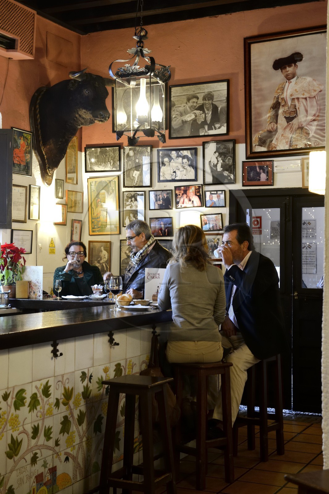 Spain, Andalusia, Cordoba, Bodegas Campos Restaurant