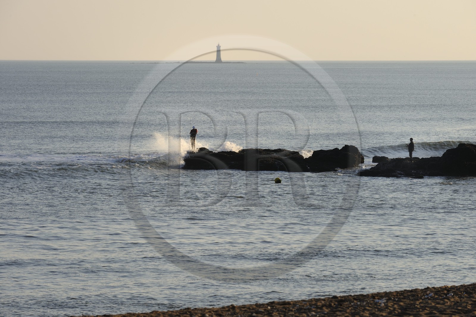 France, Loire-Atlantique (44), Saint-Nazaire, plage de Saint-Marc des vacances de Monsieur Hulot de Jacques Tati
