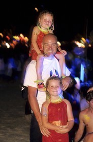 Thailand, Samui islands archipelago, Full Moon Party on Koh Pha Ngan