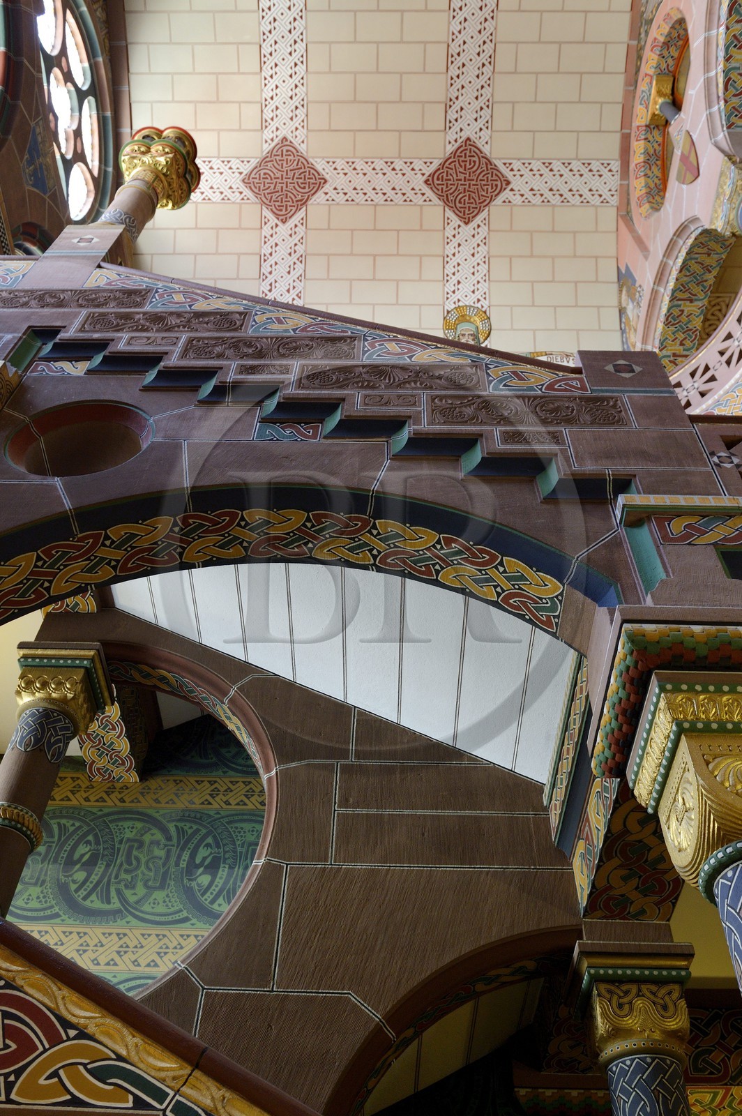 Allemagne, Bade-Wurtemberg, Fribourg en Brisgau, Palais archiépiscopal (Erzbischöfliches Ordinariat) dans la rue Schoferstrasse