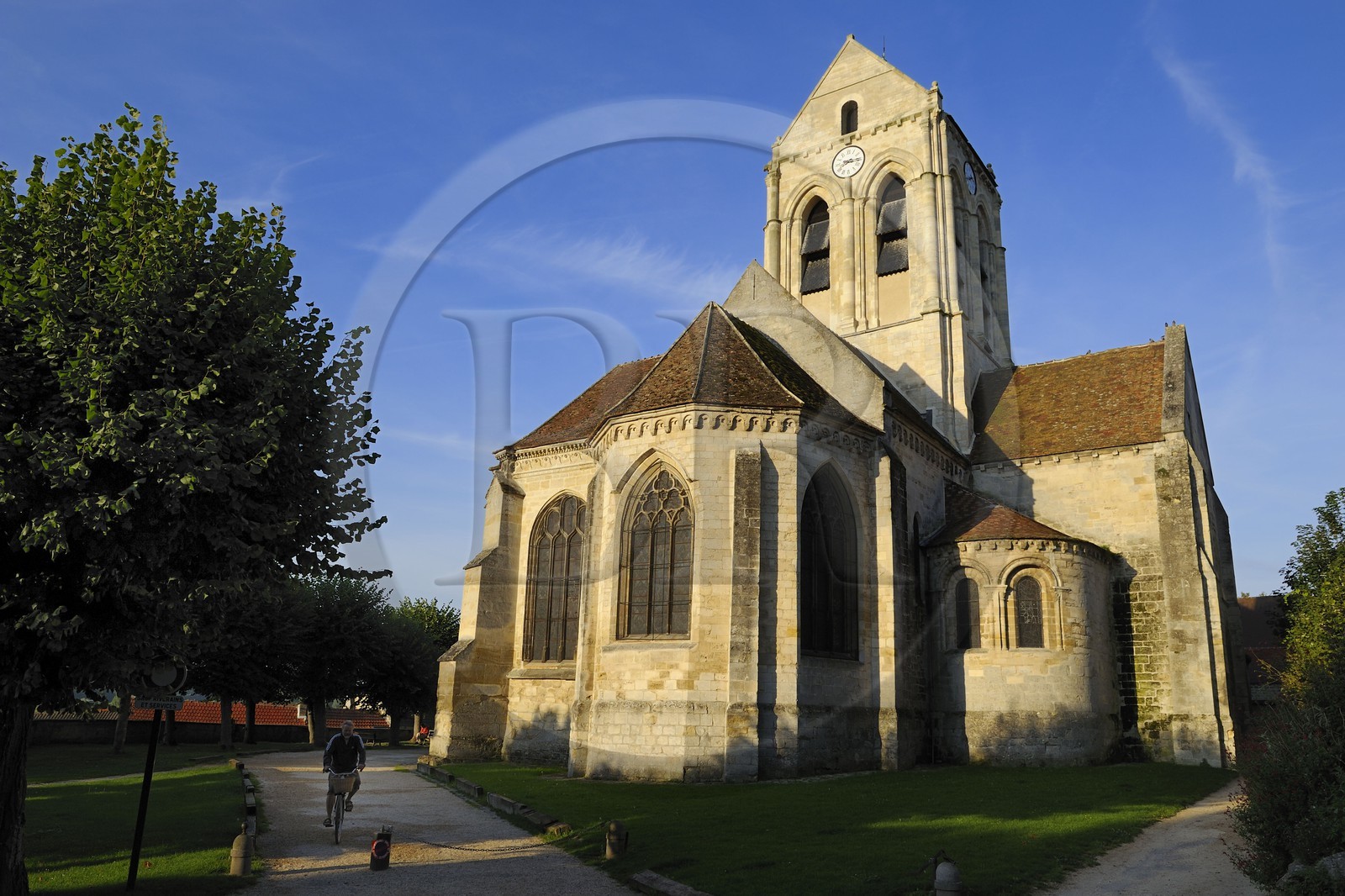France, Val-d'Oise (95), parc naturel régional du Vexin français, Auvers-sur-Oise, église peinte par Van Gogh