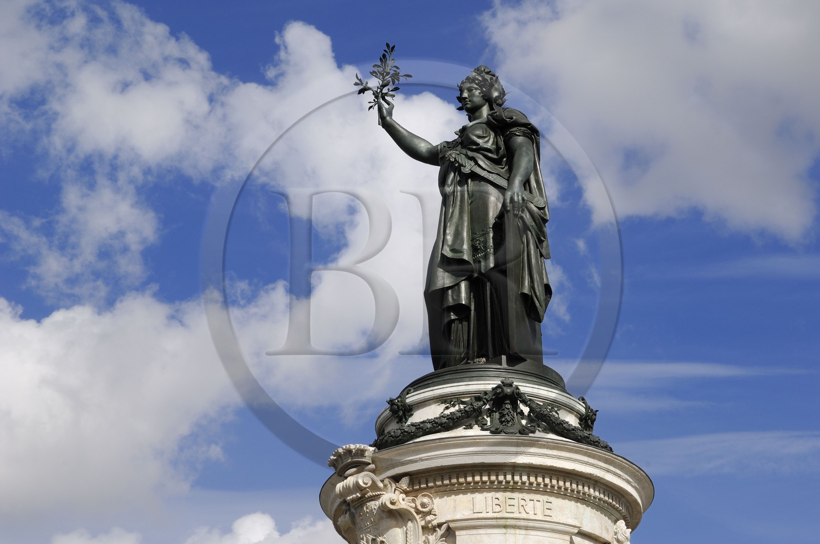 France, Paris (75), la place de la République