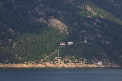 Canada, province de Québec, région du Manicouagan, phare sur le Saint Laurent