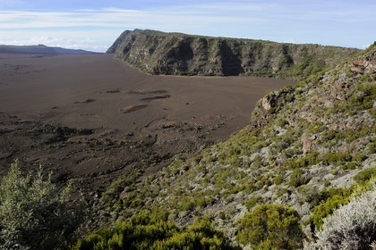France, île de la Réunion, volcan du Piton de la Fournaise, classé Patrimoine Mondial de l'UNESCO, la Plaine des Sables