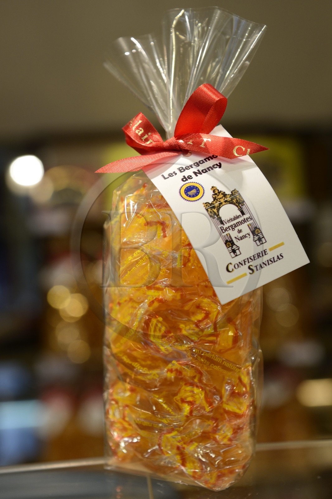 France, Meurthe-et-Moselle (54), Nancy, confiserie Alain Batt, bergamotes de Nancy, spécialité de la ville