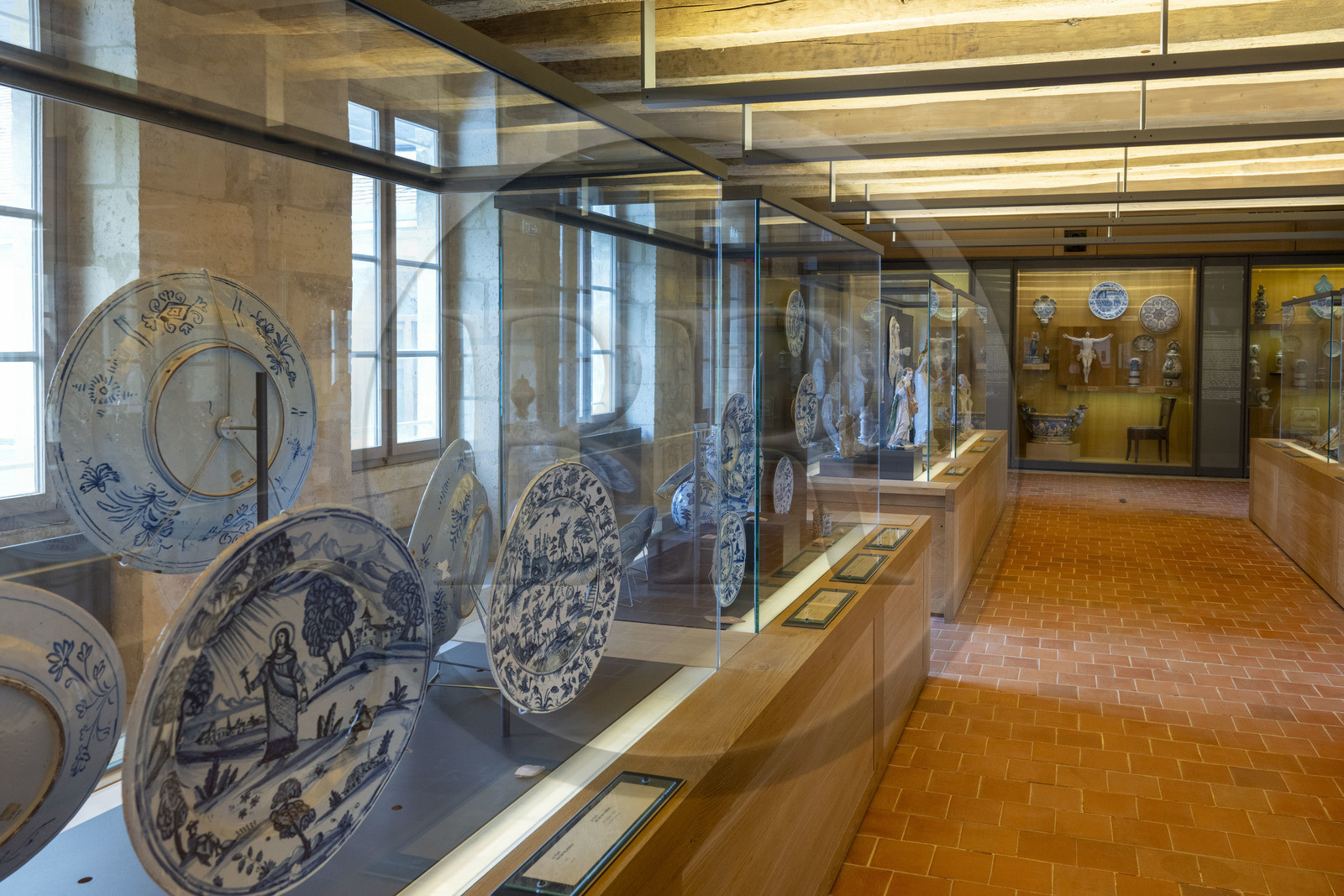 France, Nièvre (58), Nevers, musée de la Faïence et des Beaux-Arts,