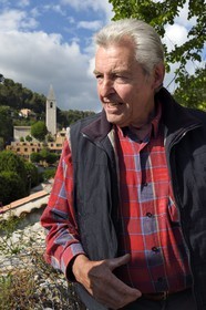 France, Alpes-Maritimes (06), Peille, Jean-Paul Barelli gardien du peillasque, dialecte de la langue d'oc