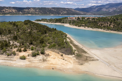 France, Var (83), Parc Naturel Régional du Verdon, Les-Salles-sur-Verdon, lac de Sainte Croix