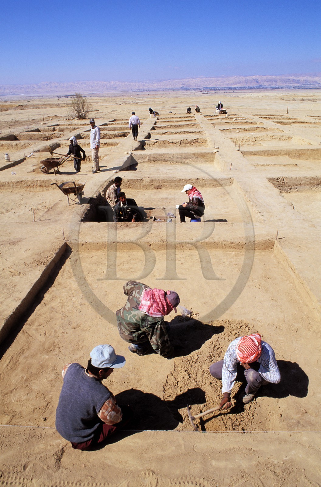 Jordanie, la Mer Morte, Béthanie au delà du Jourdain, les fouilles archéologiques
