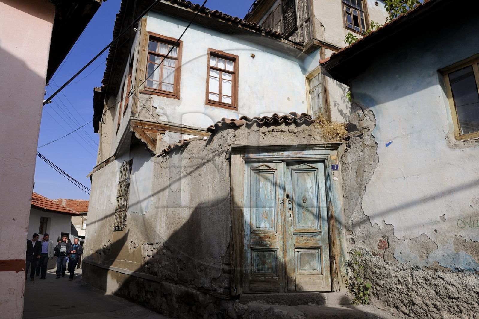 Turkey, Central Anatolia, Ankara, citadel lane in the old town