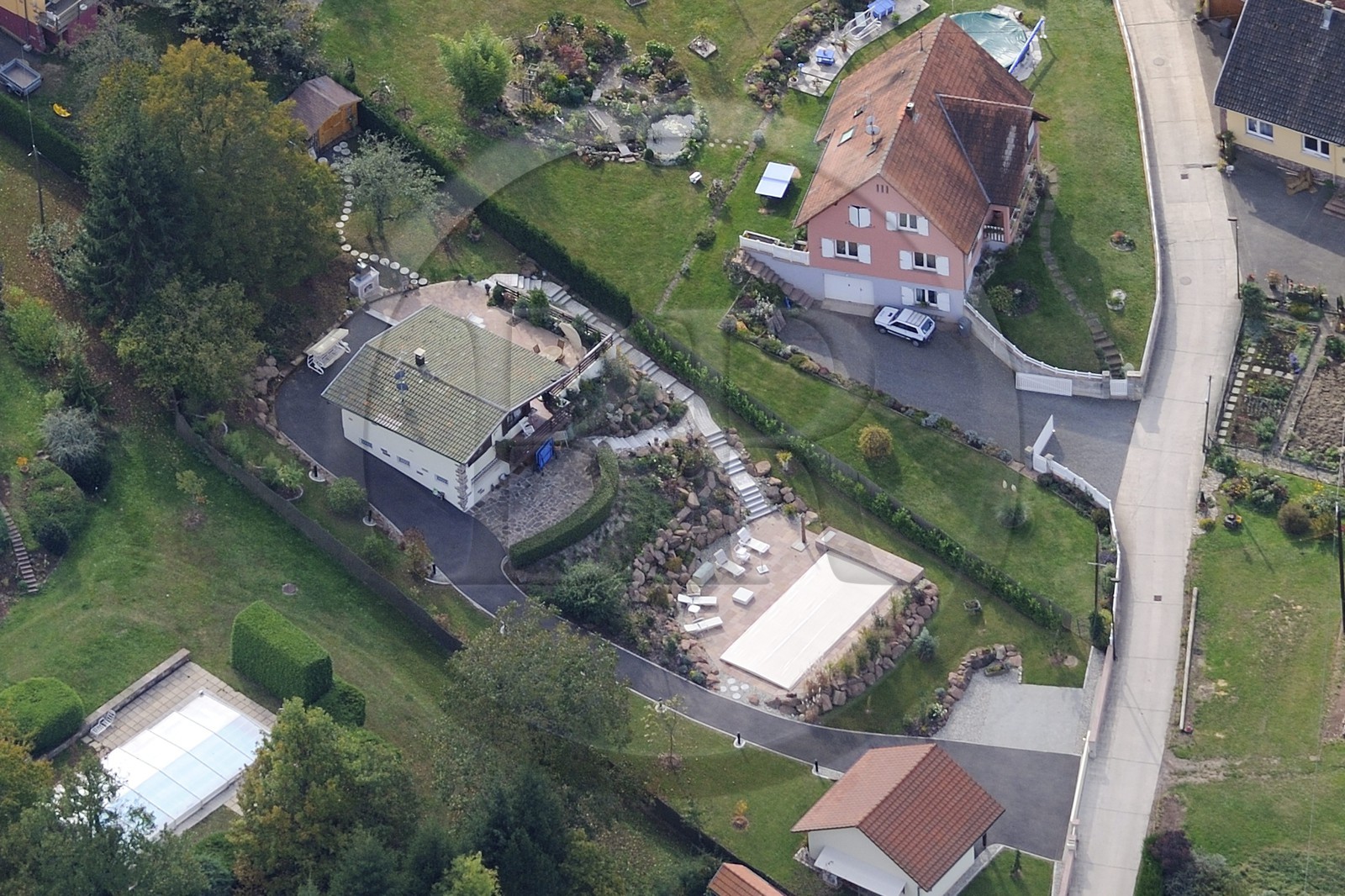 France, Bas-Rhin (67), Birkenwald (photo aérienne)