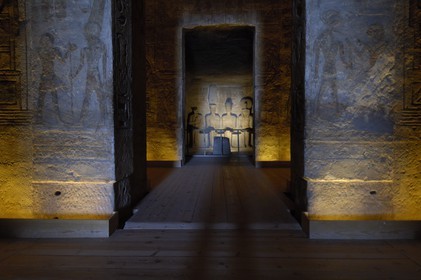 Egypt, Upper Egypt, Nubia, Abu Simbel, site listed as World Heritage by UNESCO, Ramesses II Temple